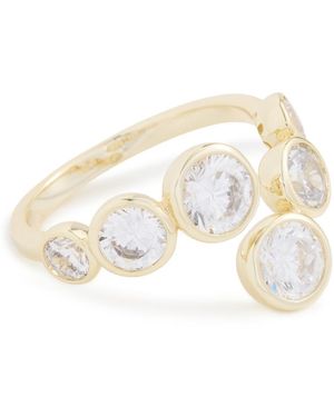 Shashi Voluta Adjustable Ring - Metallic