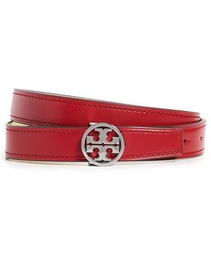Tory Burch Miller Smooth Reversible Belt 1 - Red