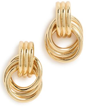 Anni Lu Triplet Earrings - Metallic