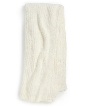 Barefoot Dreams Cozychic Ribbed Throw - White