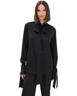 LAQUAN SMITH Pussybow Blouse - Black