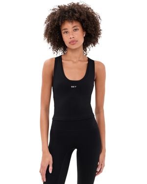 Set Sporty Gym Tank - Black