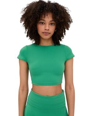 Year Of Ours Studio Cropped Tee - Green