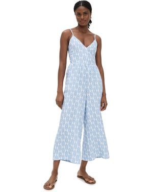 Splendid Gabrielle Ikat Jumpsuit - Blue
