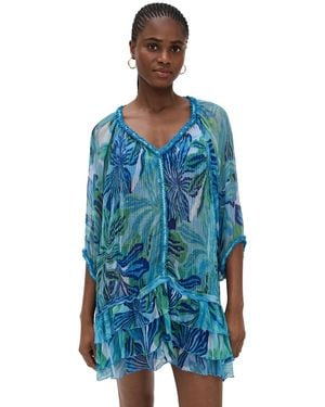 Poupette Nava Poncho - Blue