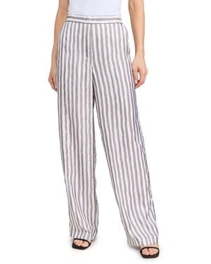 Theory Relaxed Pull-On Pants - White