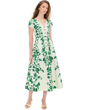 Saloni Zoey Dress - Green