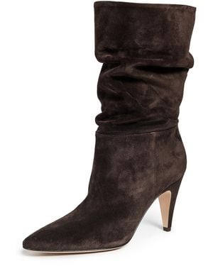 Gianvito Rossi Elise Camoscio Stivale Boots - Black
