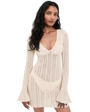 Devon Windsor Davina Coverup Dress - Natural