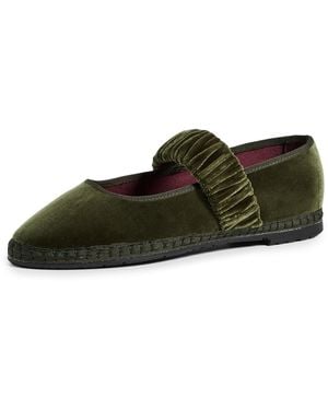 Flabelus Mafalda Mary Jane Flats - Black