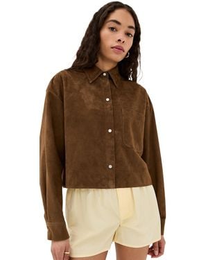 Twp Little Big Joe Suede Jacket - Brown