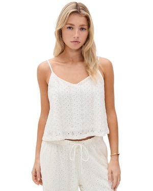 Z Supply Sylvie Eyelet Tank - White
