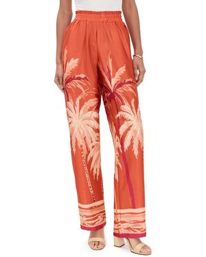 Diarrablu Leer Pants - Red