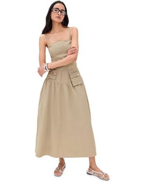 Pixie Market Utility Dress - Natural