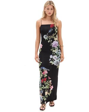 Alice + Olivia Fifi Maxi Dress - Black