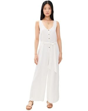 Z Supply Adler Linen Jumpsuit - White