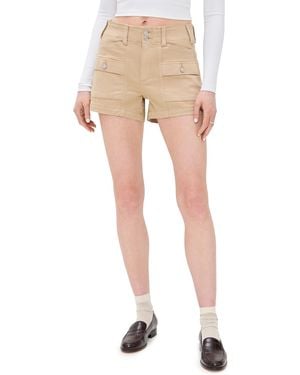 PAIGE Olivia Cargo Shorts - Natural