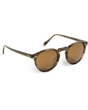 Oliver Peoples Gregory Peck Sunglasses - Green