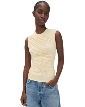 Agolde Ester Twist Tank - Blue