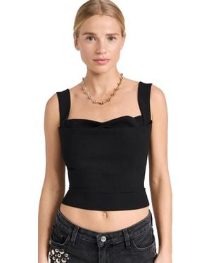 Miaou Imogene Corset Blouse - Black