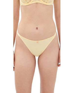 Skarlett Blue Bonbon String Lace Panties - Natural