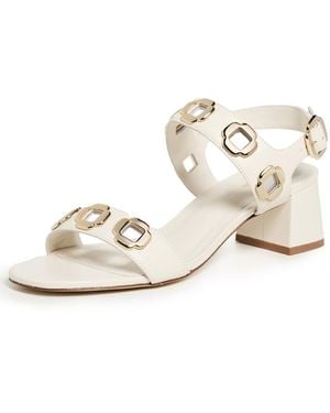 Larroude Milan Sandals - White