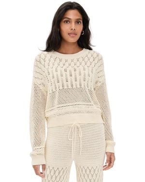 Z Supply Rue Crochet Sweater - Natural
