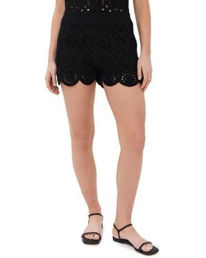 Le Bos Crochet Shorts - Black