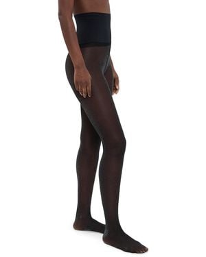 Commando Glitter Sheer Tights - Black