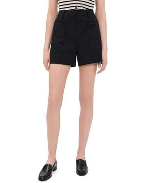 Theory Fluid Pleated Shorts - Black