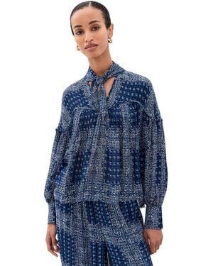 Hunter Bell Celeste Blouse - Blue