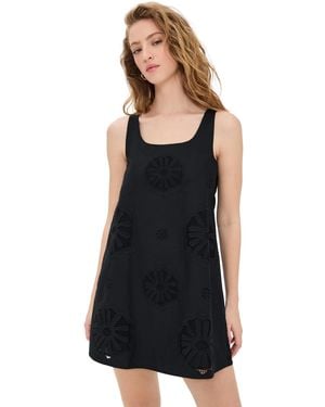 ALIGNE Belle Broderie Mini Dress - Black