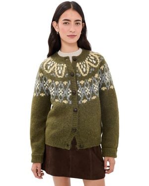 Astr Irene Cardigan - Green
