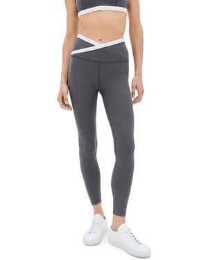 Beyond Yoga Spacedye Outlines High Waisted Midi Leggings - Black