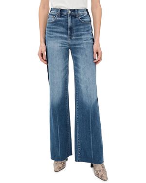DAZE Far Out High Rise Wide Leg Jeans - Blue