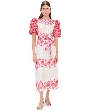 Celiab Natura Floral Dress - Red