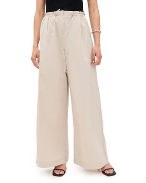 St. Agni Petit Paperbag Waist Pants - Natural