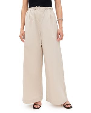 St. Agni Petit Paperbag Waist Pants - Natural