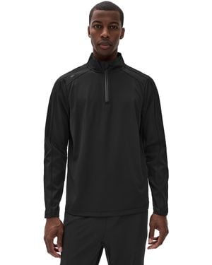 Rhone Rise 1/4 Zip - Black