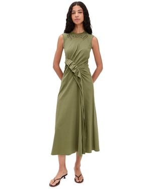 Ulla Johnson Jeune Cotton Dress - Green