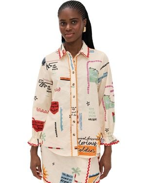 Never Fully Dressed Poema Geanie Shirt - Natural