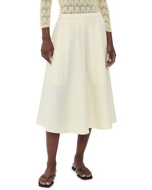 Vince Pocket Full Skirt - Natural
