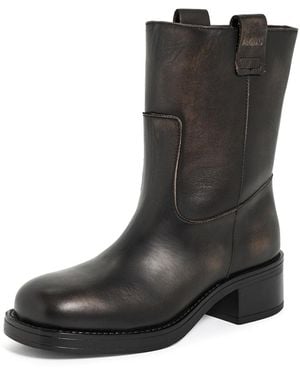 Alohas Rajan Vintage Effect Boots - Black