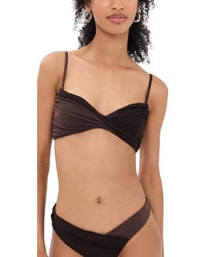 STAUD La Mer Bikini Top - Black
