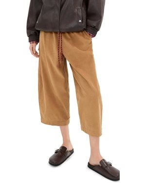 Le Bos Marcella Corduroy Barrel Pants - Black