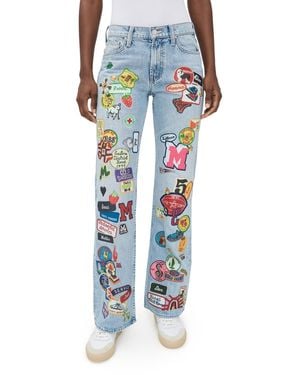 Mother The Bookie Sneak Jeans - Blue