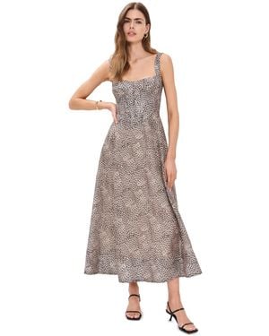 Bardot Lilah Corset Midi Dress - Multicolor