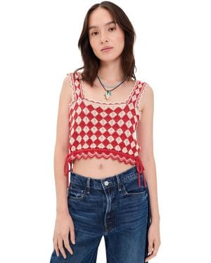 Mother The Square Top - Red