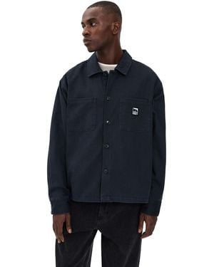 Obey Harvey Denim Shirt Jacket - Blue