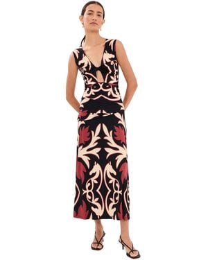 Johanna Ortiz Horizonte Mistico Midi Dress - White